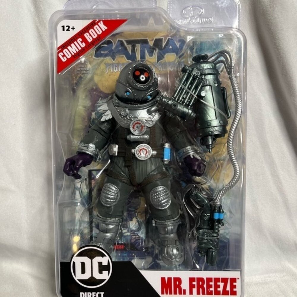 DC Direct McFarlane Toys Page Punchers MR FREEZE w/ Batman Comic 2023!!